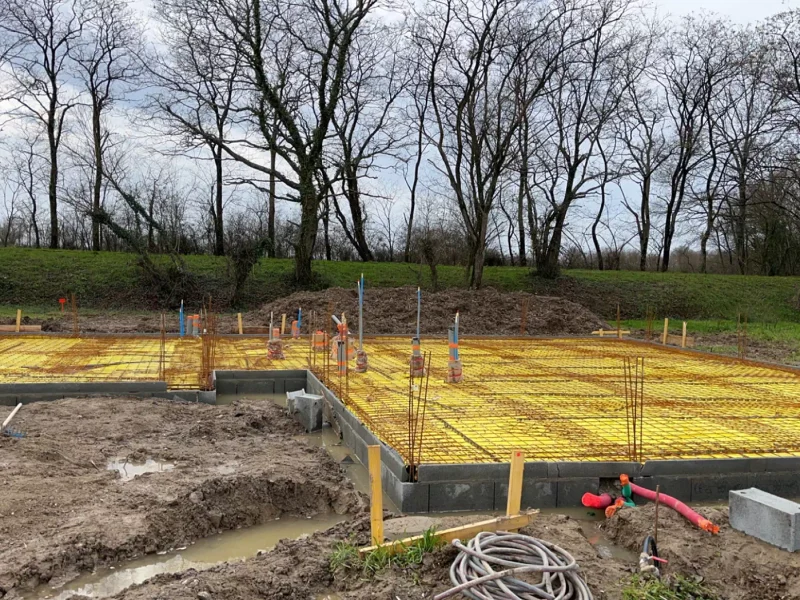 Réalisation d'une construction neuve par MT Conception, maitre d'œuvre à La Roche-sur-Yon